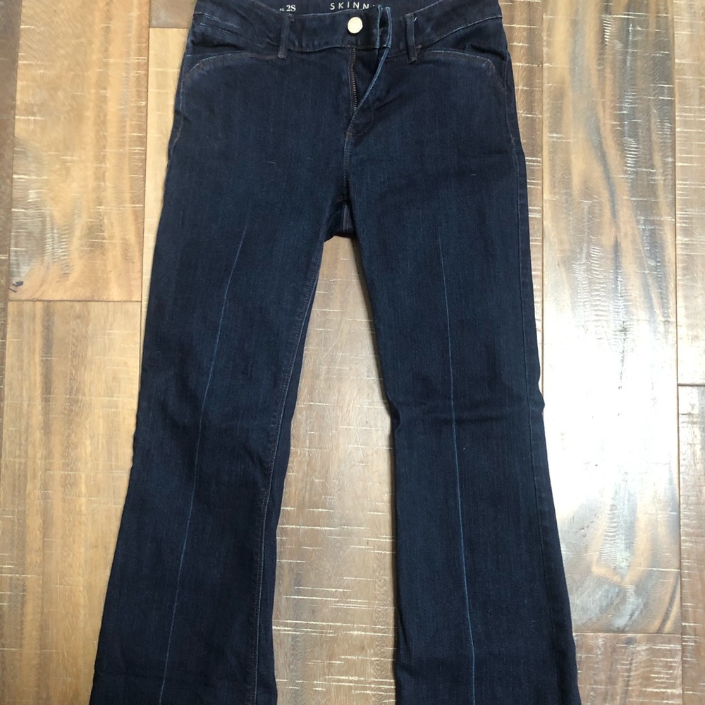 White House Black Market skinny flare size 2
